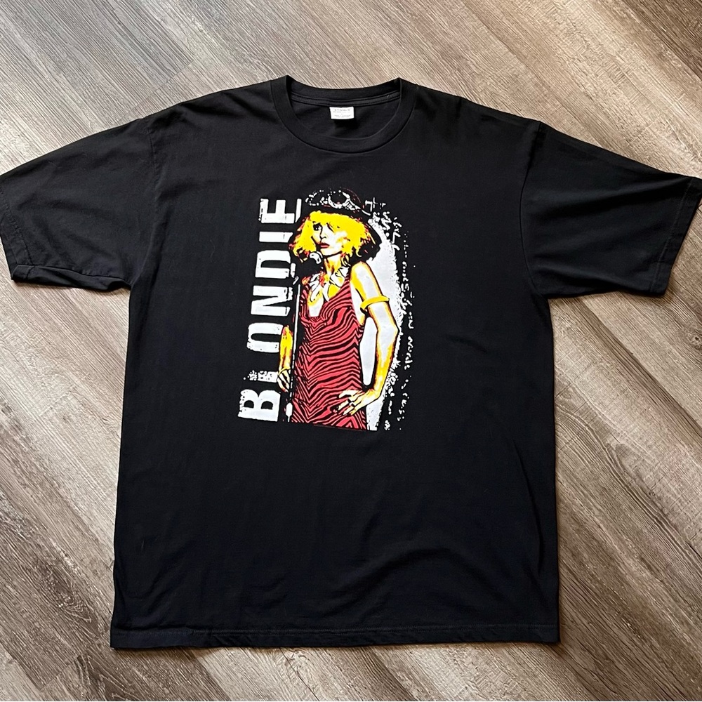 Vintage 2003 Blondie Graphic Black T-Shirt